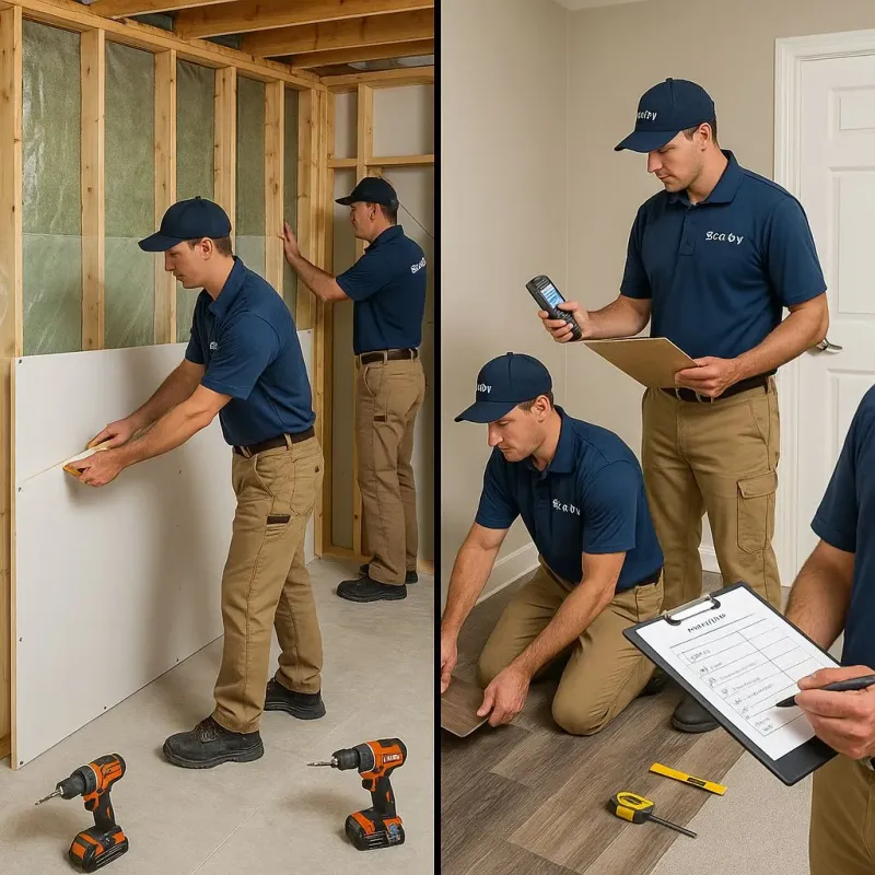 Repairs and Reconstruction process in Osawatomie, KS